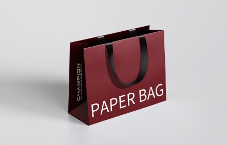 Red paper bag